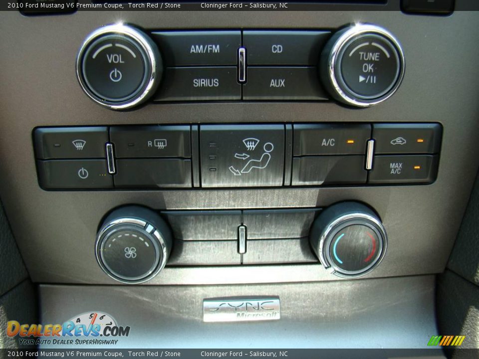 2010 Ford Mustang V6 Premium Coupe Torch Red / Stone Photo #18