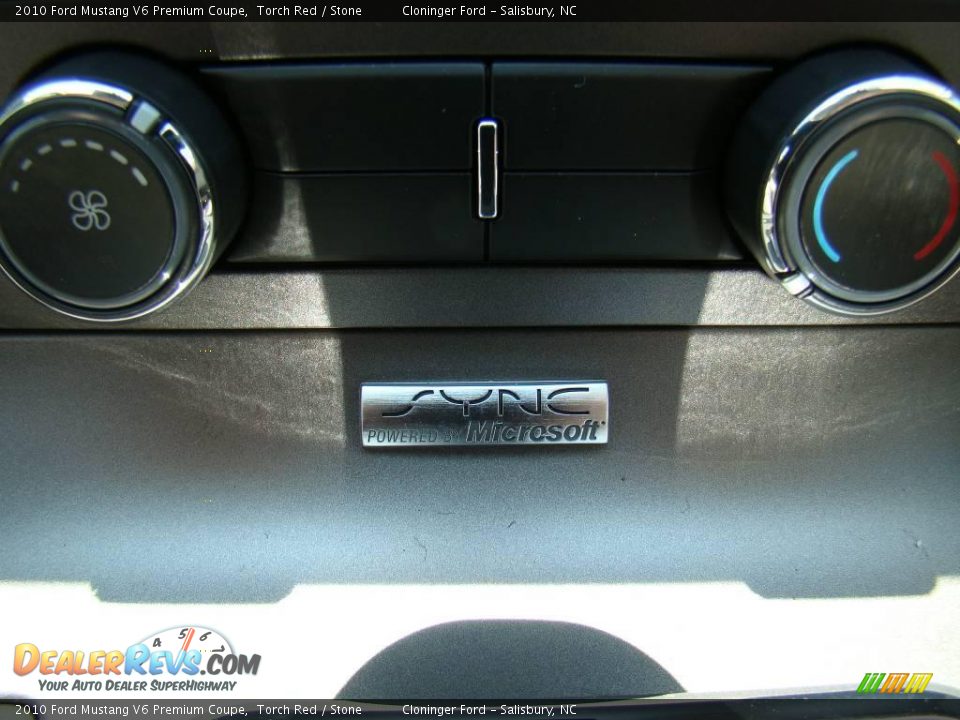 2010 Ford Mustang V6 Premium Coupe Torch Red / Stone Photo #19