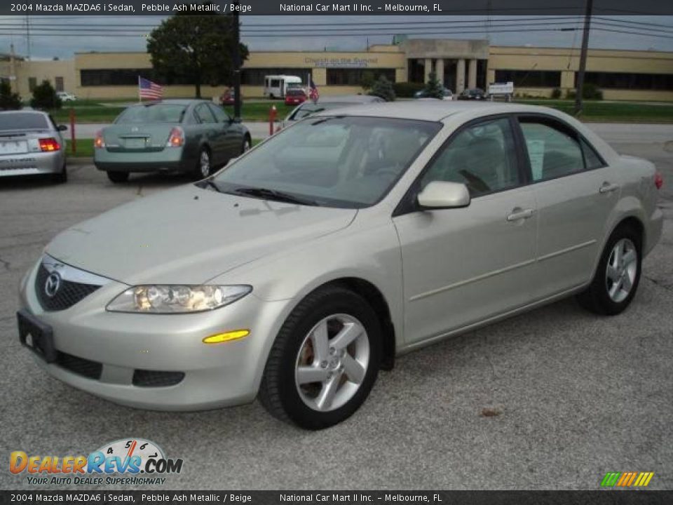 2004 Mazda MAZDA6 i Sedan Pebble Ash Metallic / Beige Photo #1