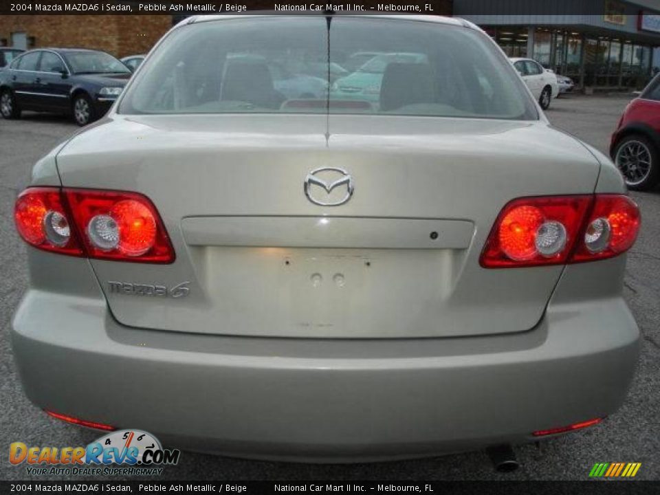2004 Mazda MAZDA6 i Sedan Pebble Ash Metallic / Beige Photo #6