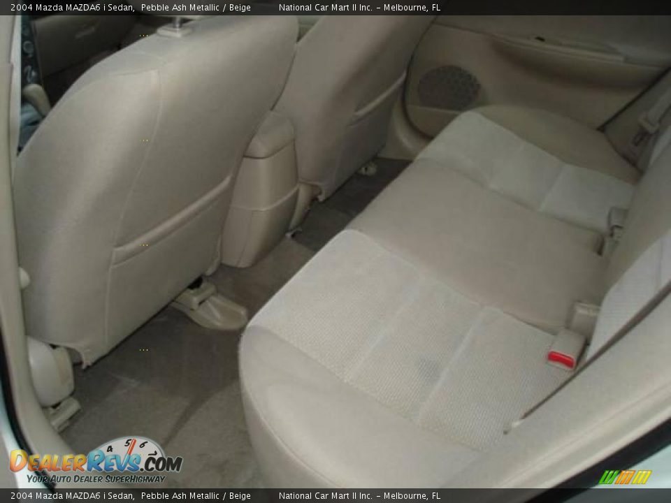 2004 Mazda MAZDA6 i Sedan Pebble Ash Metallic / Beige Photo #8