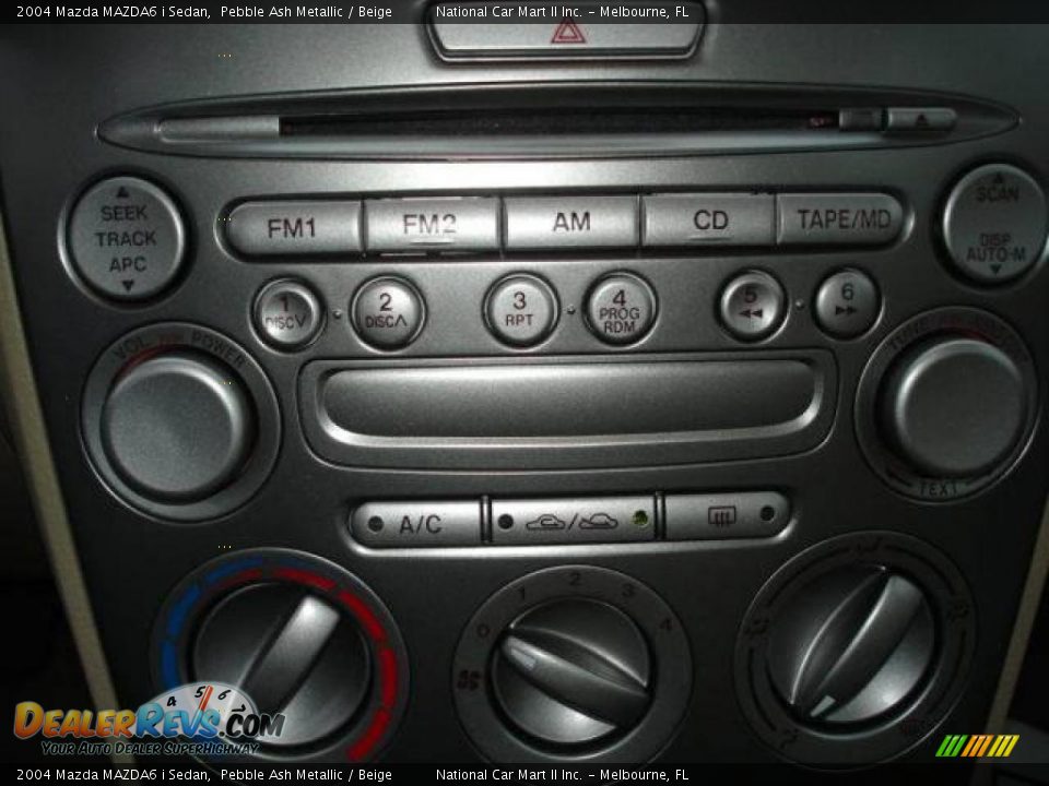 2004 Mazda MAZDA6 i Sedan Pebble Ash Metallic / Beige Photo #11