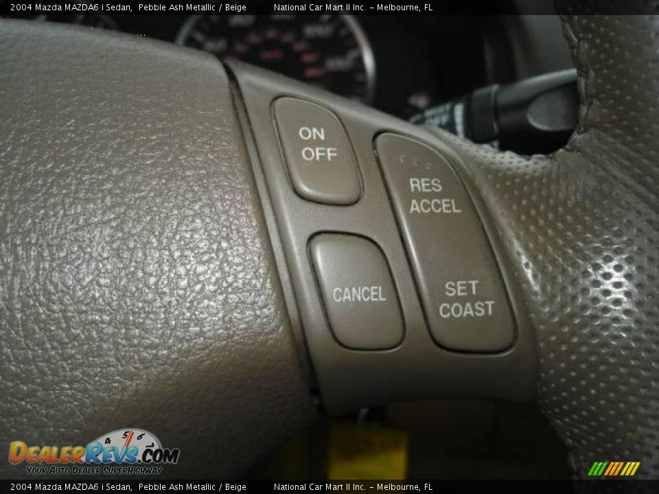 2004 Mazda MAZDA6 i Sedan Pebble Ash Metallic / Beige Photo #13