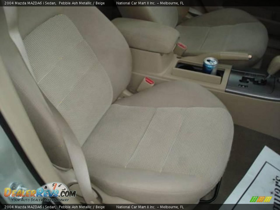 2004 Mazda MAZDA6 i Sedan Pebble Ash Metallic / Beige Photo #16