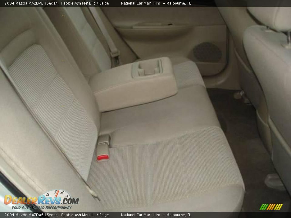 2004 Mazda MAZDA6 i Sedan Pebble Ash Metallic / Beige Photo #17