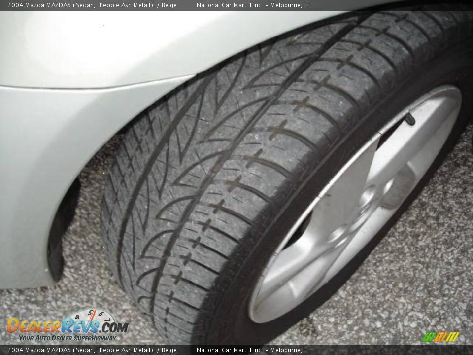 2004 Mazda MAZDA6 i Sedan Pebble Ash Metallic / Beige Photo #19
