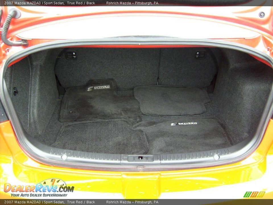 2007 Mazda MAZDA3 i Sport Sedan True Red / Black Photo #14