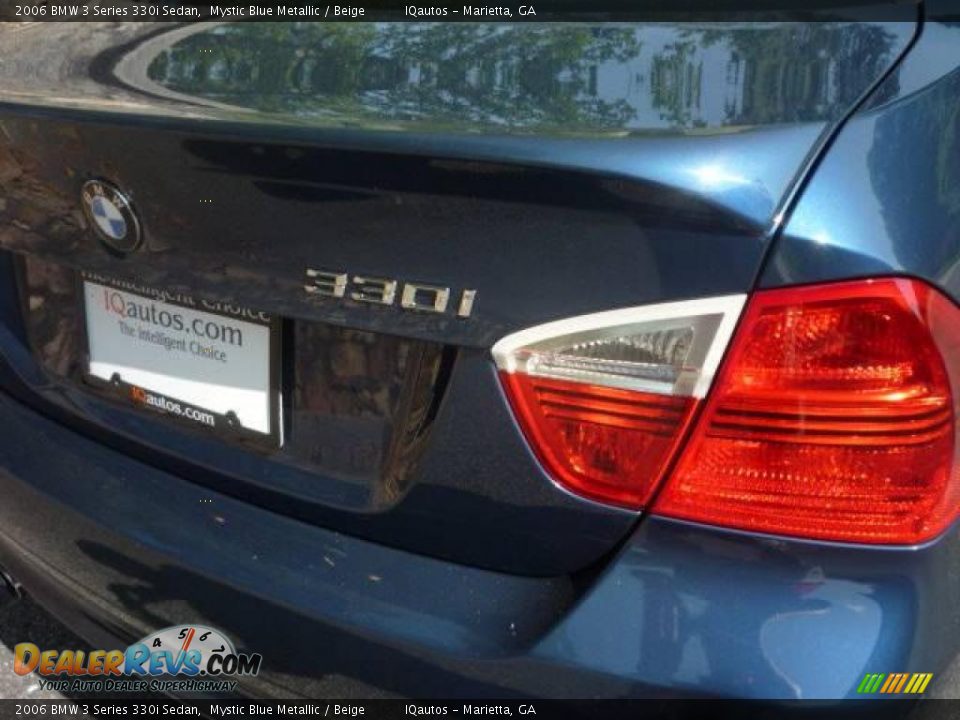 2006 BMW 3 Series 330i Sedan Mystic Blue Metallic / Beige Photo #15