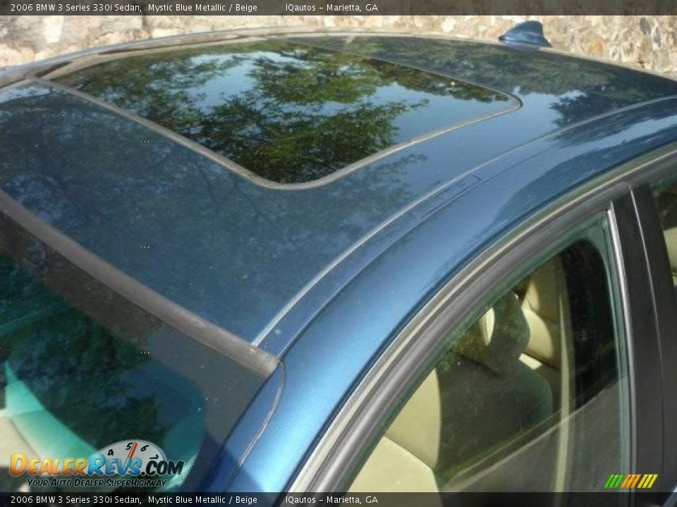 2006 BMW 3 Series 330i Sedan Mystic Blue Metallic / Beige Photo #17