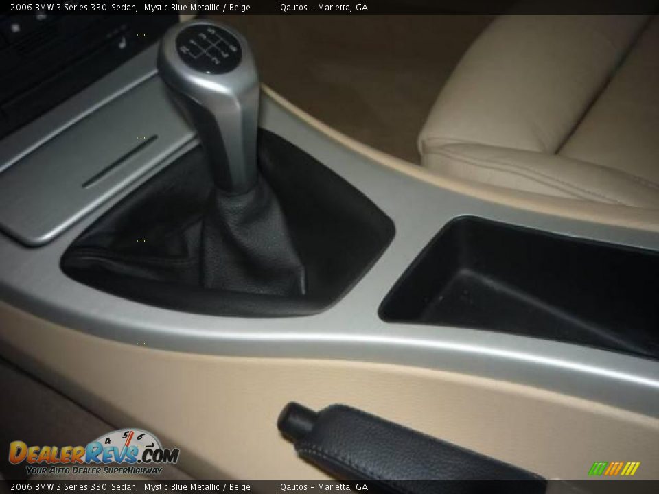 2006 BMW 3 Series 330i Sedan Mystic Blue Metallic / Beige Photo #18