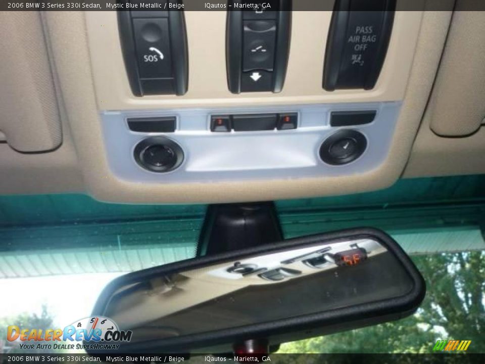 2006 BMW 3 Series 330i Sedan Mystic Blue Metallic / Beige Photo #22