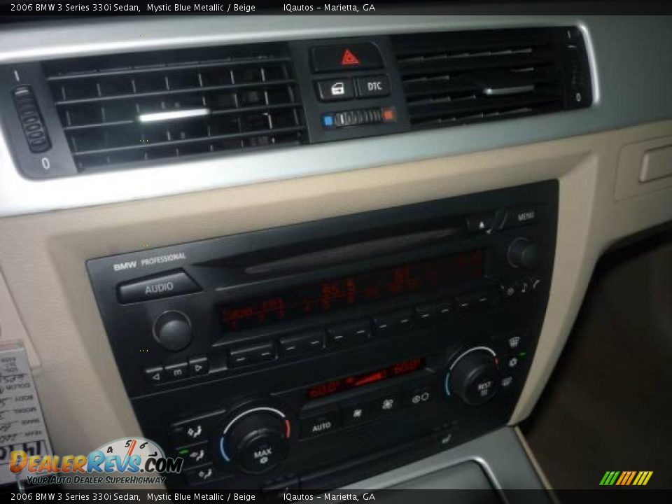 2006 BMW 3 Series 330i Sedan Mystic Blue Metallic / Beige Photo #24