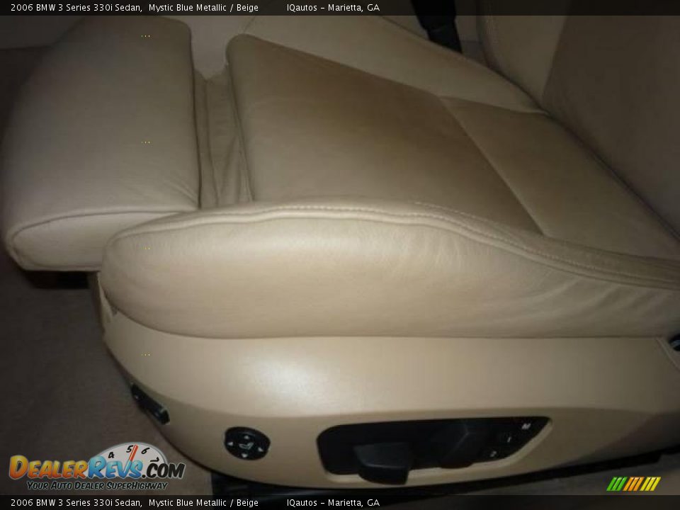 2006 BMW 3 Series 330i Sedan Mystic Blue Metallic / Beige Photo #25