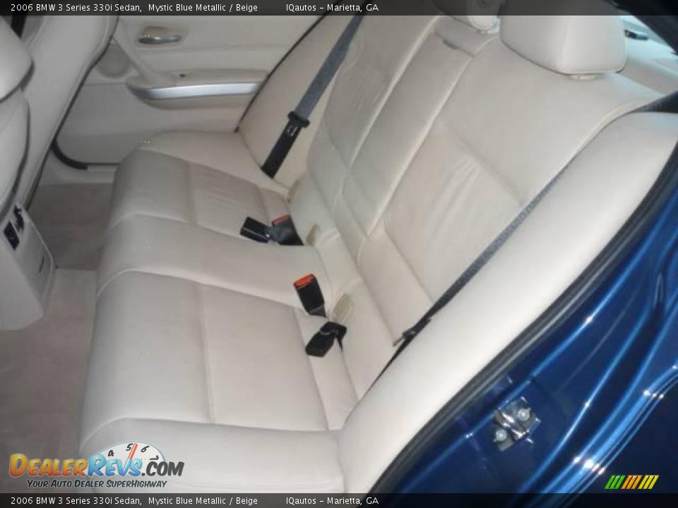 2006 BMW 3 Series 330i Sedan Mystic Blue Metallic / Beige Photo #27
