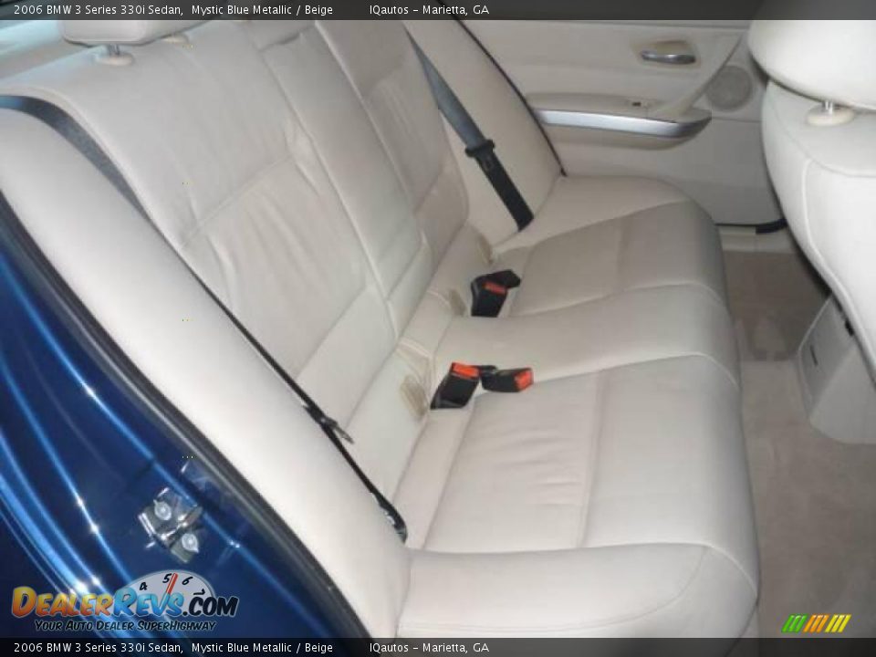 2006 BMW 3 Series 330i Sedan Mystic Blue Metallic / Beige Photo #28
