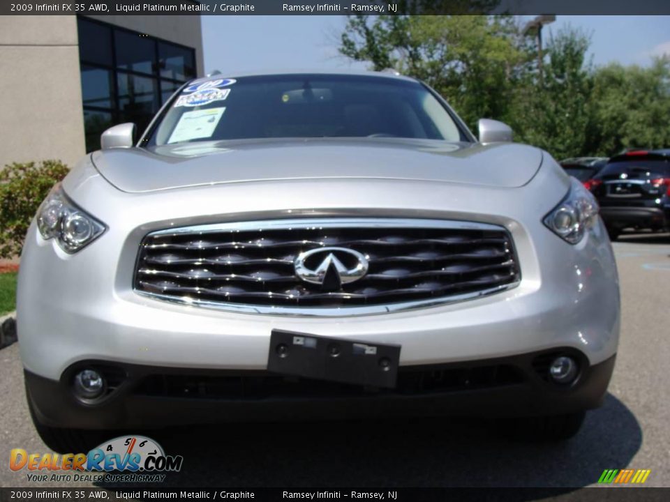2009 Infiniti FX 35 AWD Liquid Platinum Metallic / Graphite Photo #2