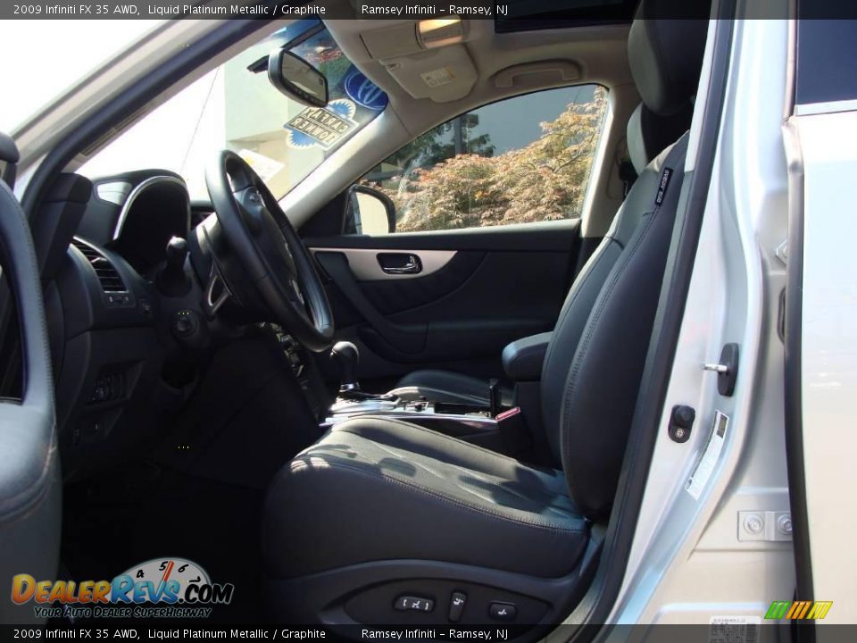 2009 Infiniti FX 35 AWD Liquid Platinum Metallic / Graphite Photo #8