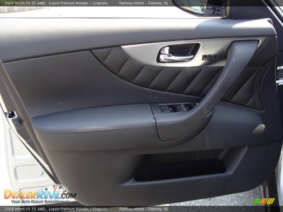2009 Infiniti FX 35 AWD Liquid Platinum Metallic / Graphite Photo #9