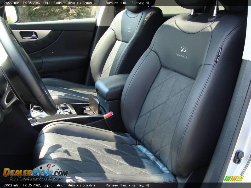 2009 Infiniti FX 35 AWD Liquid Platinum Metallic / Graphite Photo #10