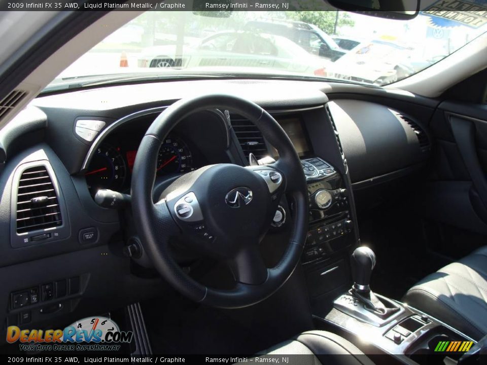 2009 Infiniti FX 35 AWD Liquid Platinum Metallic / Graphite Photo #11