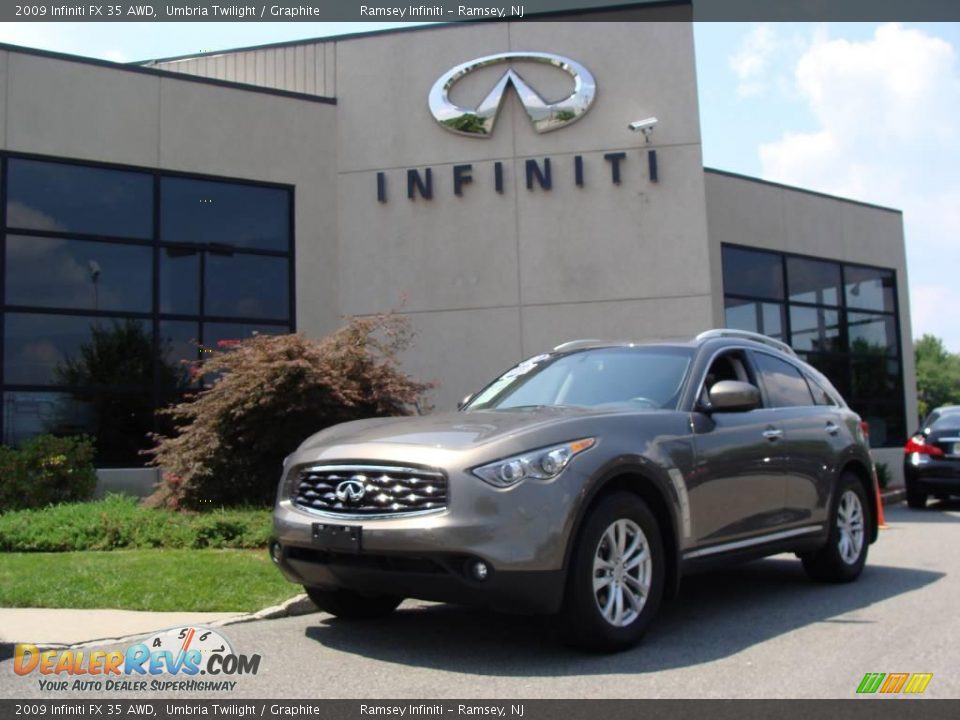 2009 Infiniti FX 35 AWD Umbria Twilight / Graphite Photo #1