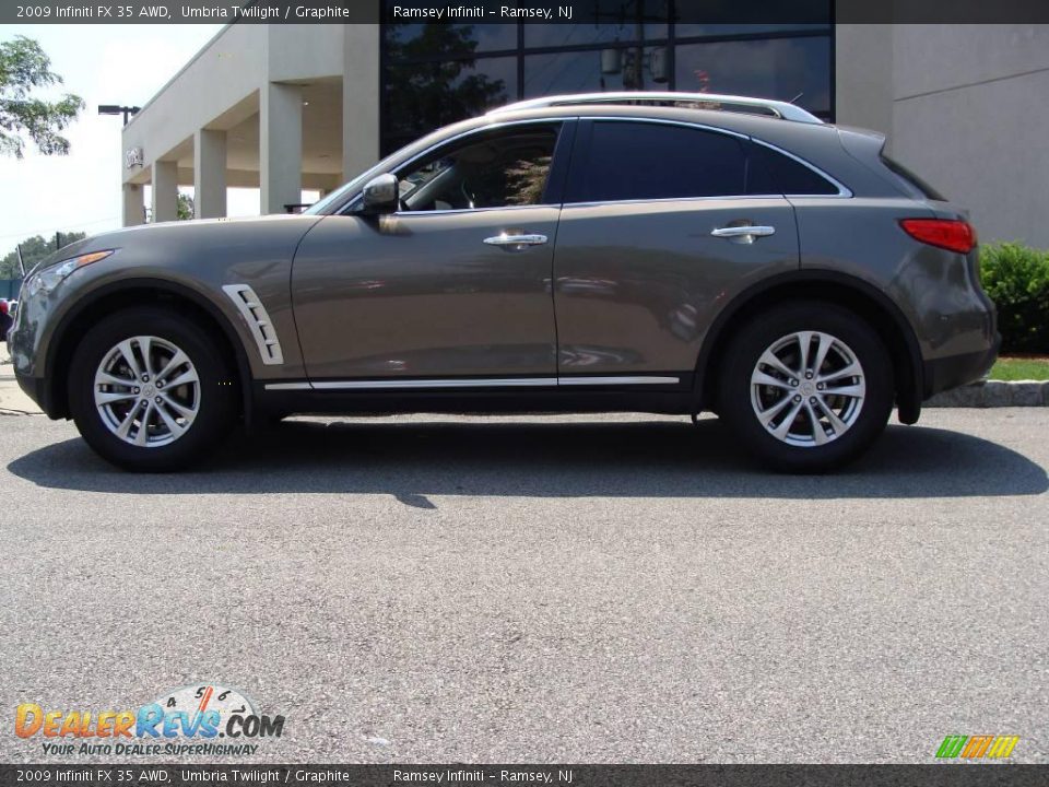 2009 Infiniti FX 35 AWD Umbria Twilight / Graphite Photo #4