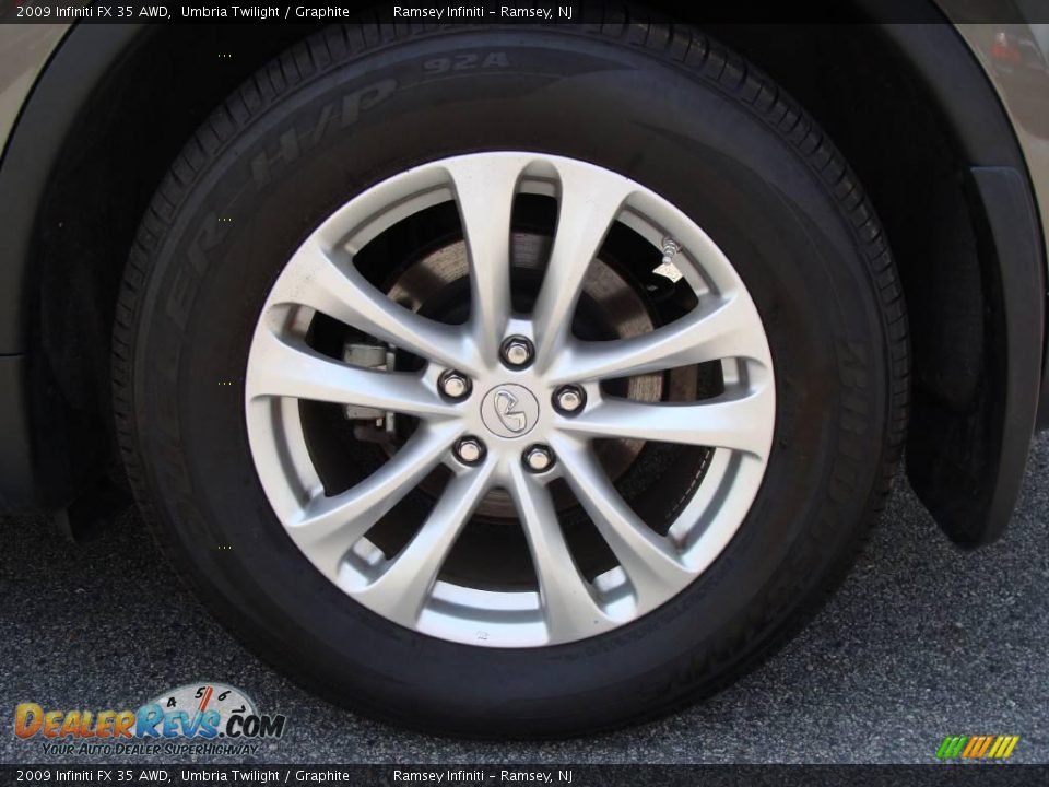 2009 Infiniti FX 35 AWD Umbria Twilight / Graphite Photo #5
