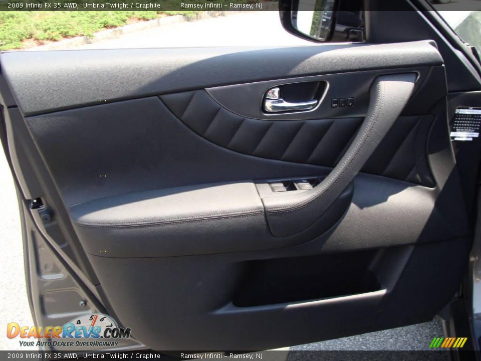 2009 Infiniti FX 35 AWD Umbria Twilight / Graphite Photo #10