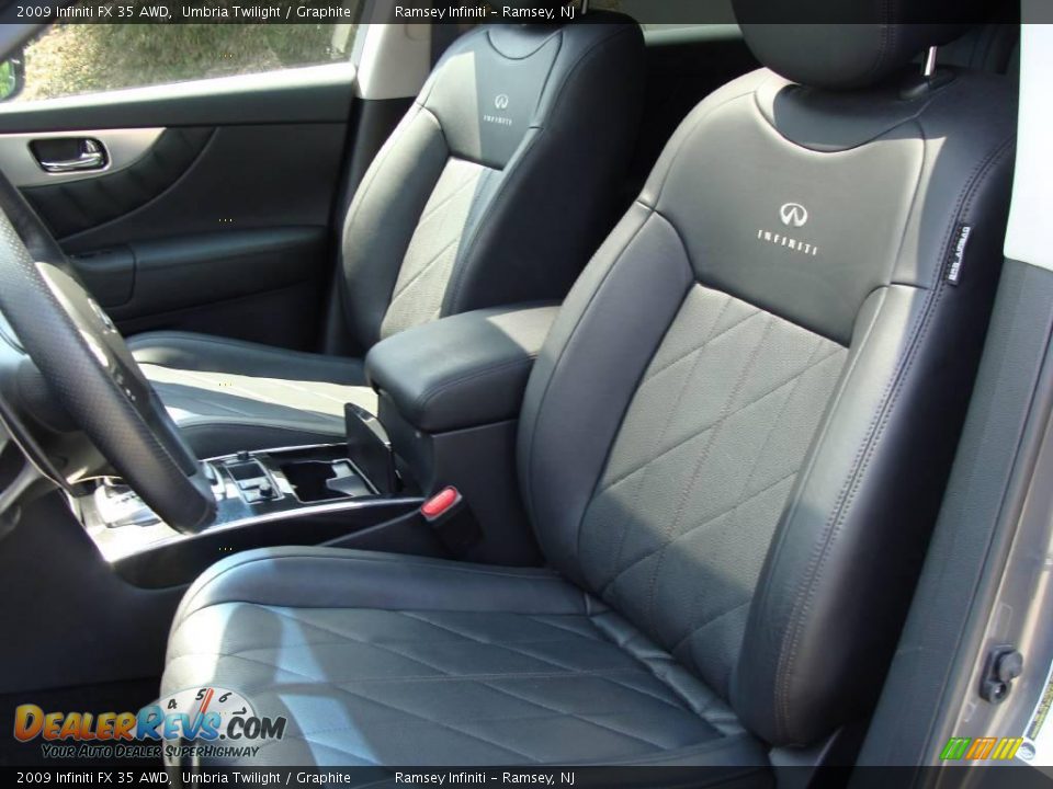 2009 Infiniti FX 35 AWD Umbria Twilight / Graphite Photo #11