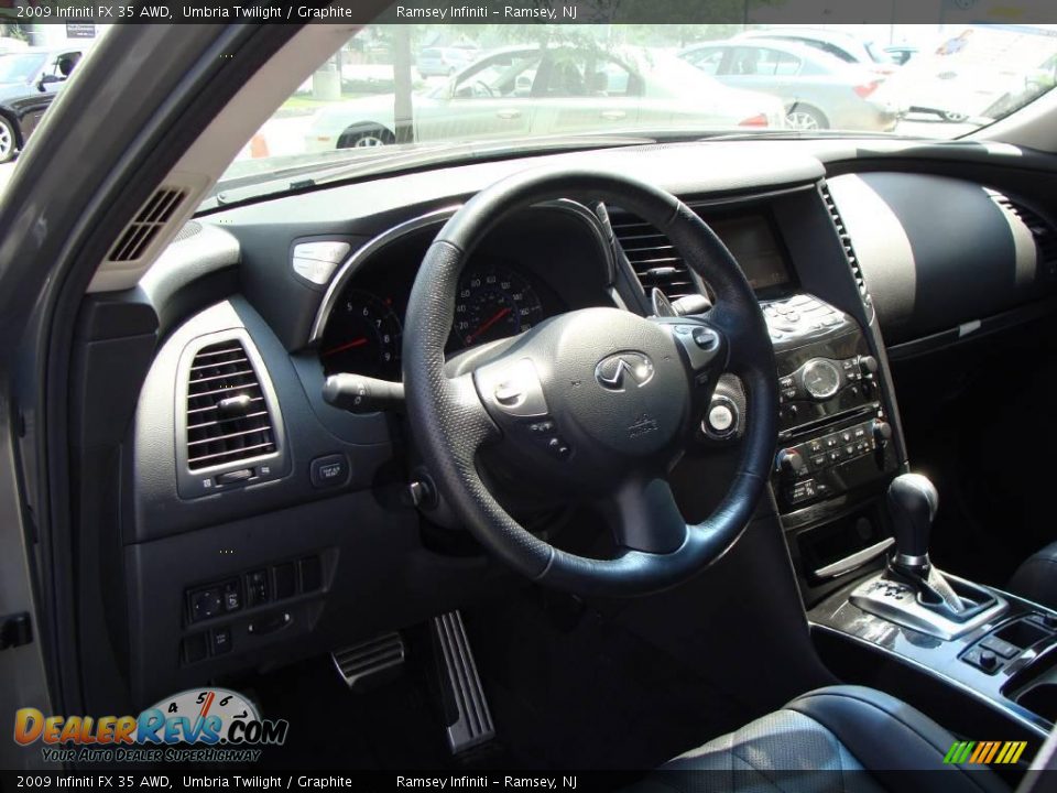 2009 Infiniti FX 35 AWD Umbria Twilight / Graphite Photo #12