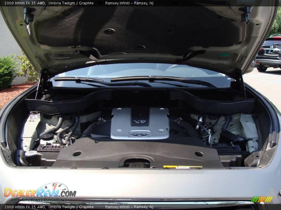 2009 Infiniti FX 35 AWD Umbria Twilight / Graphite Photo #16