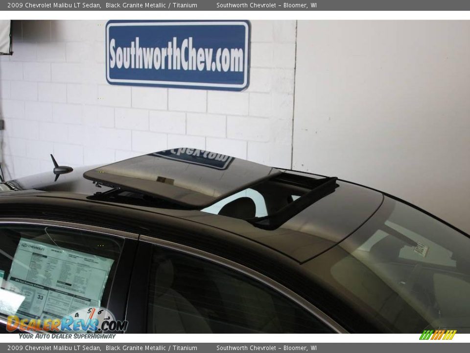 2009 Chevrolet Malibu LT Sedan Black Granite Metallic / Titanium Photo #4