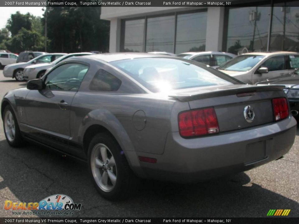 2007 Ford Mustang V6 Premium Coupe Tungsten Grey Metallic / Dark Charcoal Photo #4