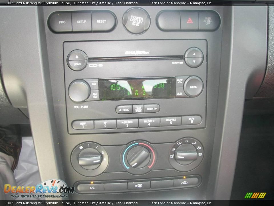 2007 Ford Mustang V6 Premium Coupe Tungsten Grey Metallic / Dark Charcoal Photo #14