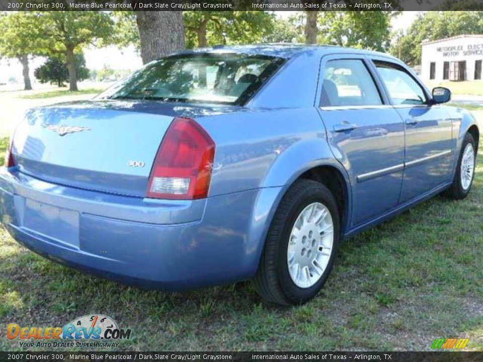 2007 Chrysler 300 Marine Blue Pearlcoat / Dark Slate Gray/Light Graystone Photo #4