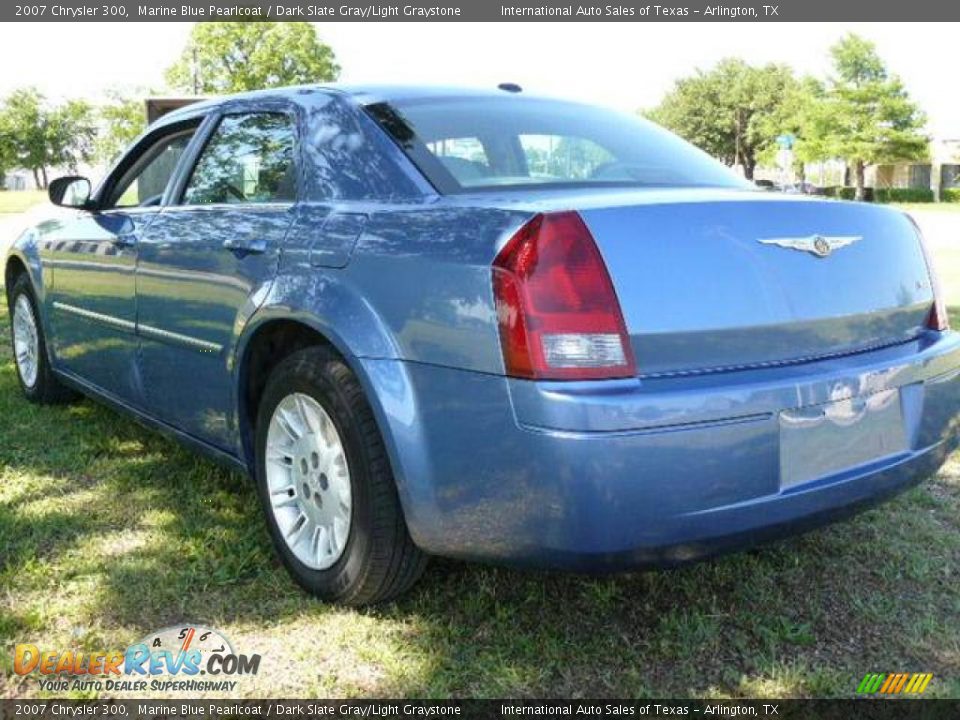 2007 Chrysler 300 Marine Blue Pearlcoat / Dark Slate Gray/Light Graystone Photo #6