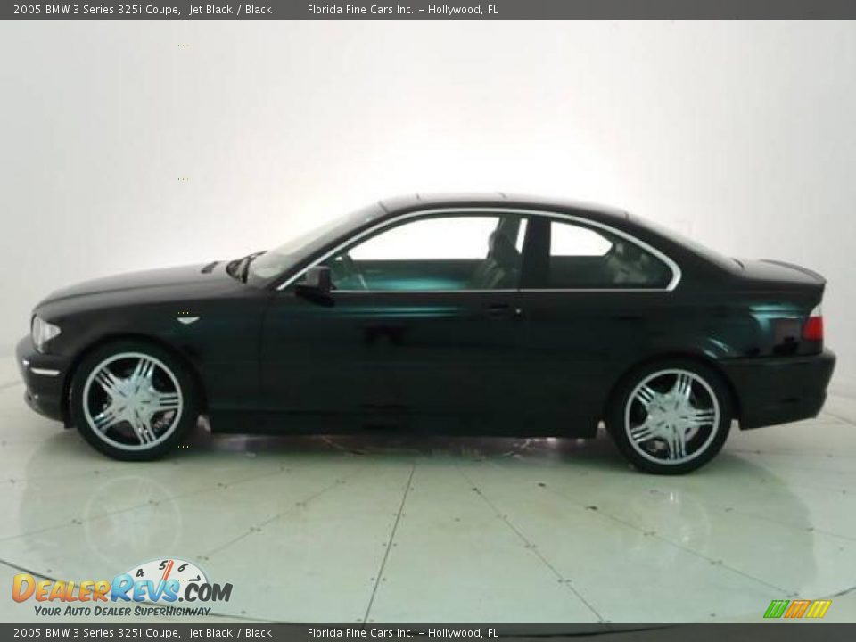 2005 BMW 3 Series 325i Coupe Jet Black / Black Photo #4