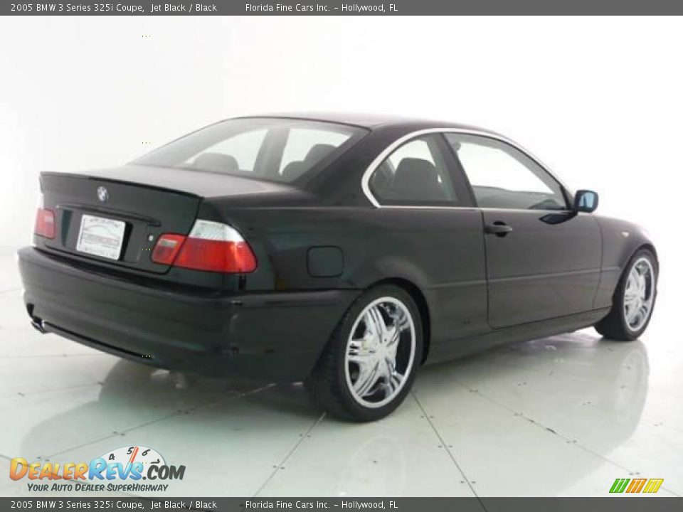 2005 BMW 3 Series 325i Coupe Jet Black / Black Photo #5