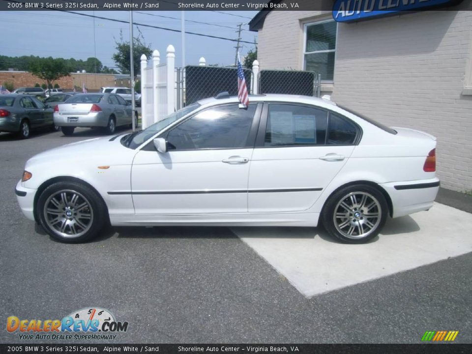 2005 BMW 3 Series 325i Sedan Alpine White / Sand Photo #23