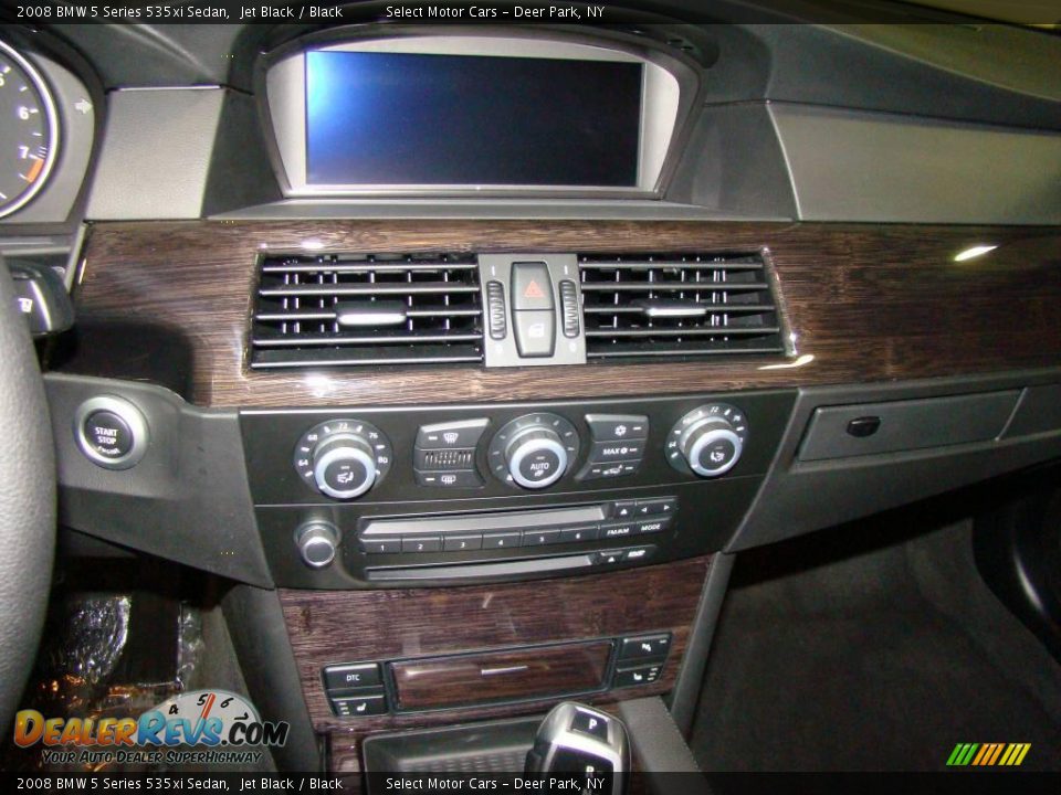 2008 BMW 5 Series 535xi Sedan Jet Black / Black Photo #9