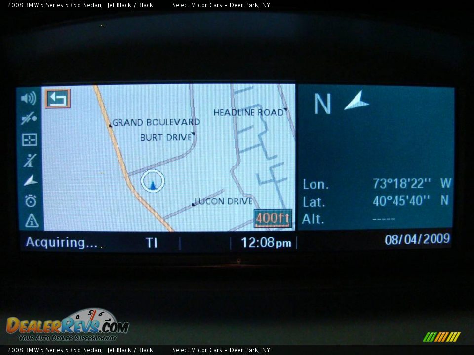 2008 BMW 5 Series 535xi Sedan Jet Black / Black Photo #10