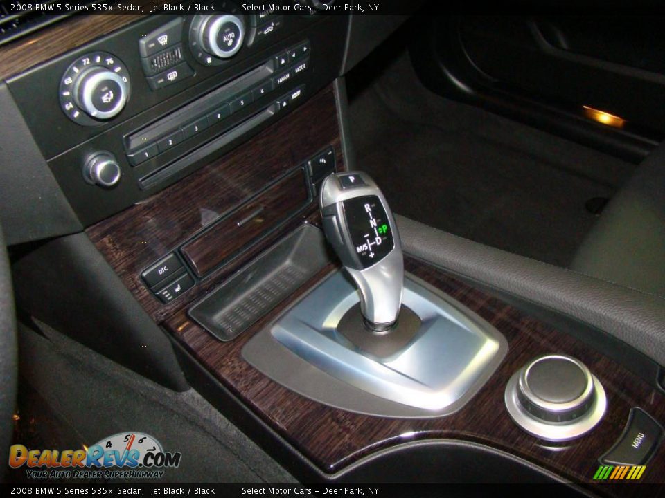 2008 BMW 5 Series 535xi Sedan Jet Black / Black Photo #11