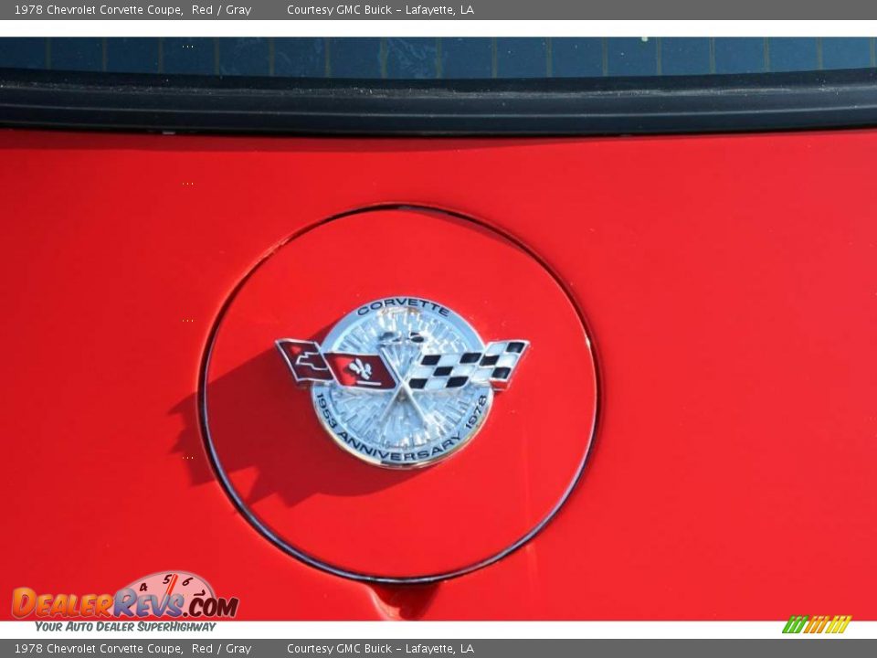 1978 Chevrolet Corvette Coupe Red / Gray Photo #4