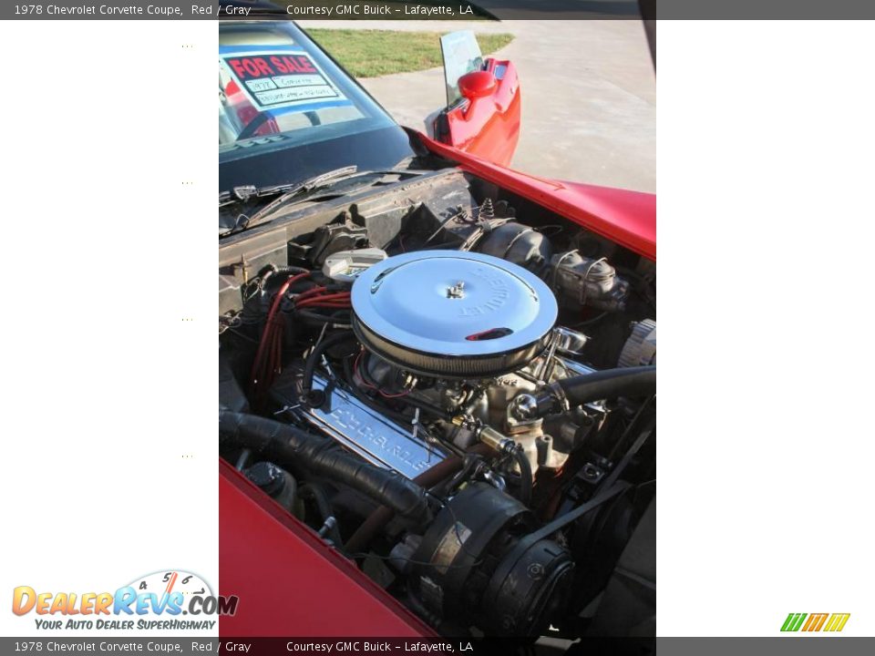 1978 Chevrolet Corvette Coupe Red / Gray Photo #14