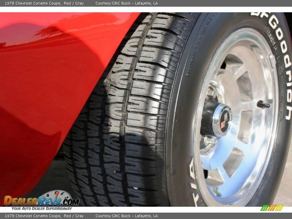 1978 Chevrolet Corvette Coupe Red / Gray Photo #23