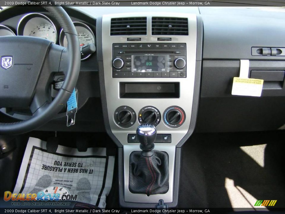 2009 Dodge Caliber SRT 4 Bright Silver Metallic / Dark Slate Gray Photo #10