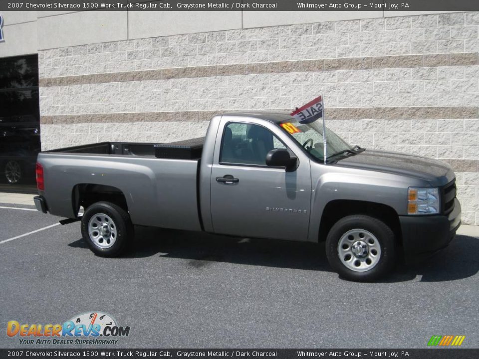 2007 Chevrolet Silverado 1500 Work Truck Regular Cab Graystone Metallic / Dark Charcoal Photo #1