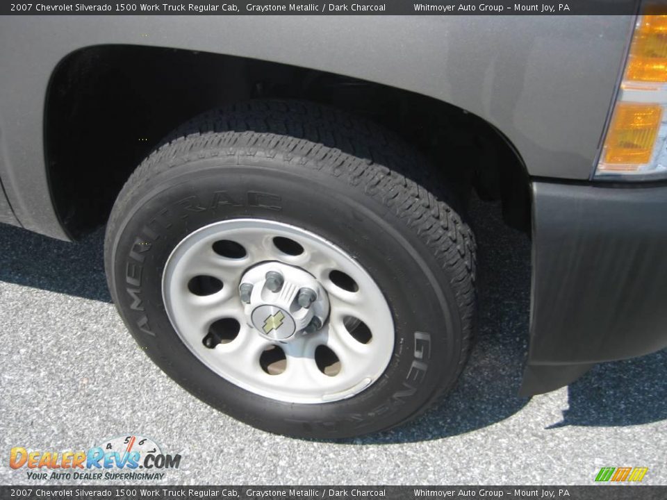 2007 Chevrolet Silverado 1500 Work Truck Regular Cab Graystone Metallic / Dark Charcoal Photo #4