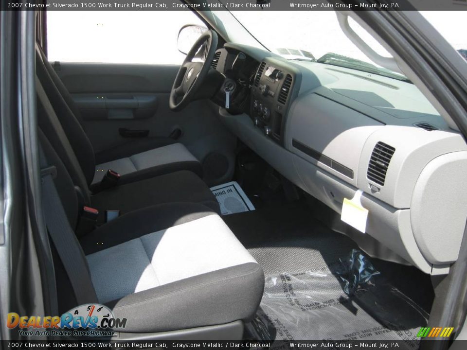 2007 Chevrolet Silverado 1500 Work Truck Regular Cab Graystone Metallic / Dark Charcoal Photo #5