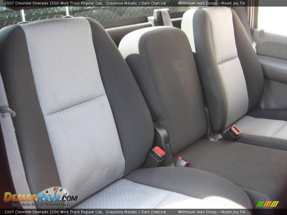 2007 Chevrolet Silverado 1500 Work Truck Regular Cab Graystone Metallic / Dark Charcoal Photo #7